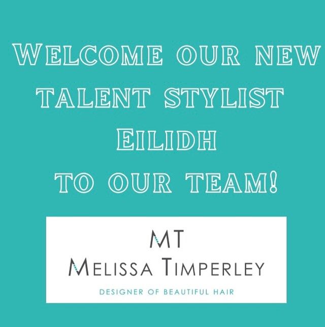 We are delighted to announce our new talent stylist Eilidh to the Melissa Timperley Team!!
From the 28th of August we are offering heavily discounted appointments with Eilidh so she can see how we do things here at MT Salons.
-£20 for cuts
-Colour starting from as low as £40
This is on a first come first served basis so if you are interested we’d recommend booking in ASAP!
How do you book these appointments? Easy!
DM our salon page and tell us as much detail about your hair as you can. Whether it’s curly/straight, previous colour, any particular styles you’re looking for or colour you have in mind and let us know your best availability.
Then please wait for a call/message from us with available dates/times and we can work from there.